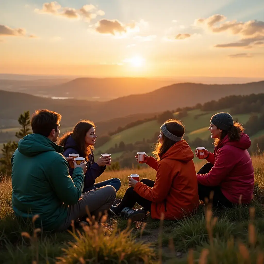 Un verre de thé fumant sur une table, évoquant chaleur et bien-être