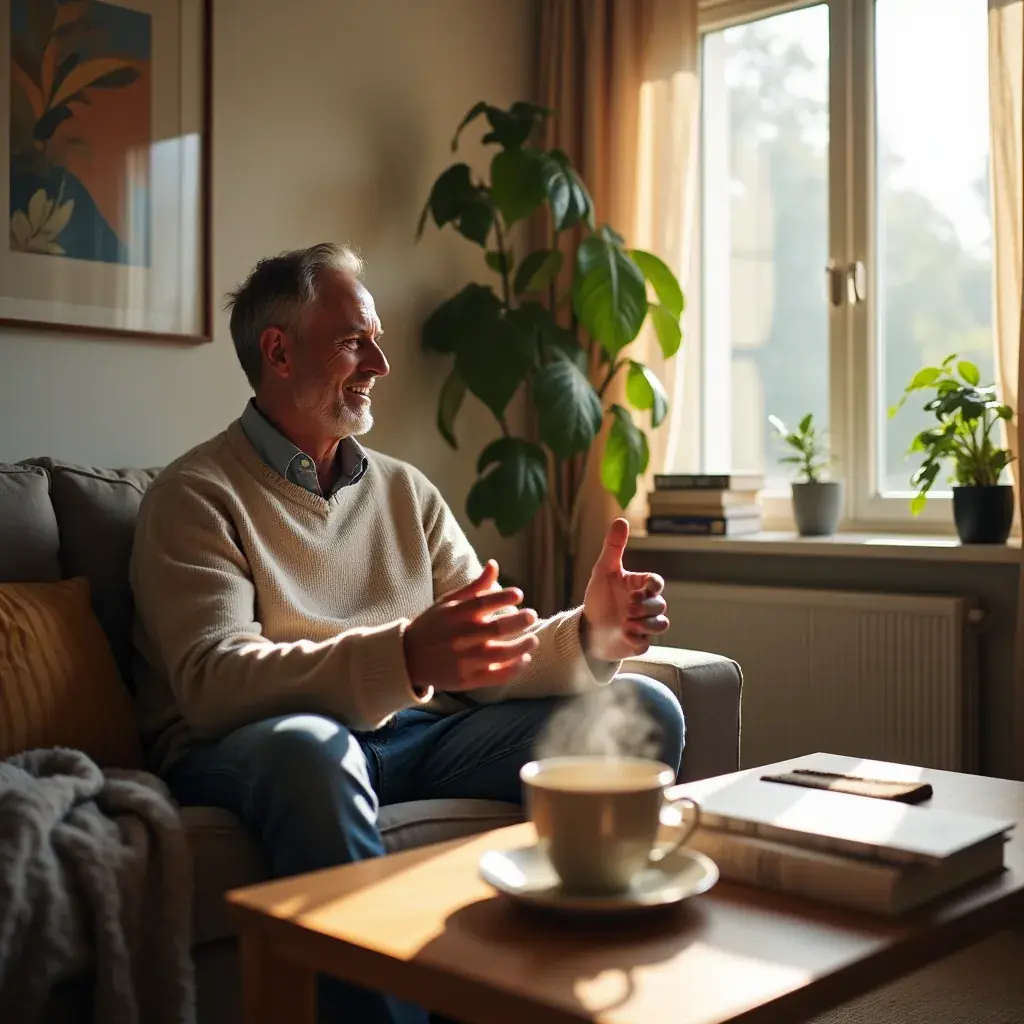 Tasse de thé belge infusée avec des ingrédients naturels pour la vitalité masculine